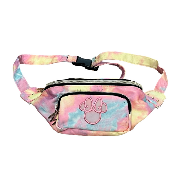 Disney Handbags - Minnie Mouse Gold and Tie-Dye Fanny Pack